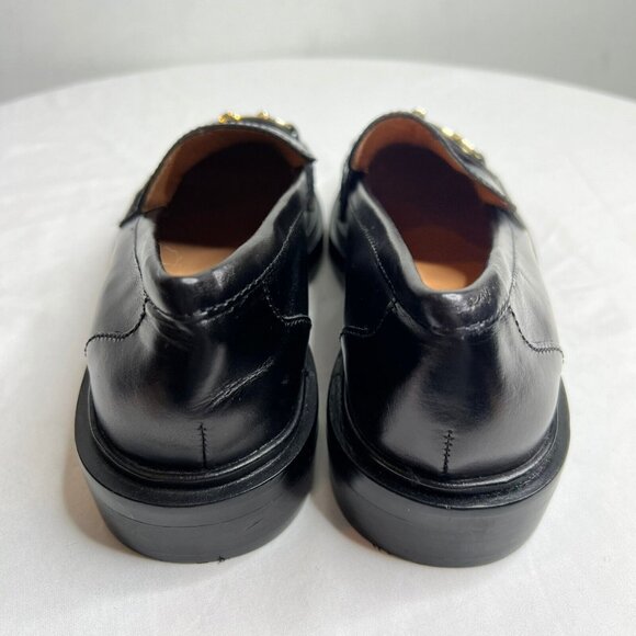 Madewell $158 The Vernon Bit Hardware Loafer Black Leather Size 9 NN868 - Picture 4 of 11